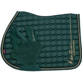 Nyeregalátét Kentaur + fülvédő full s.zöld 40558