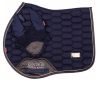 Saddle pad+earnet Kentaur full navy 40586