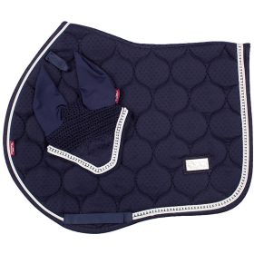 Saddle pad+earnet Kentaur full navy blue 40587
