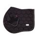 Saddle pad+earnet Kentaur full black 40587