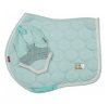 Saddle pad+earnet Kentaur full turquoise 40587