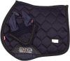 Saddle pad + ear net full navy blue 40588