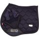 Saddle pad + ear net full navy blue 40588