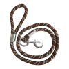 Rope leash D&L 1,5 m navy/light blue