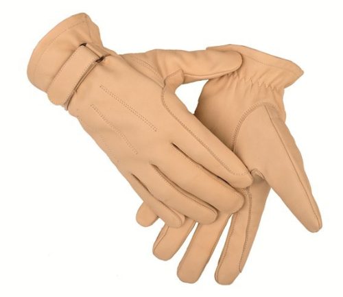 Gloves HKM leather S beige