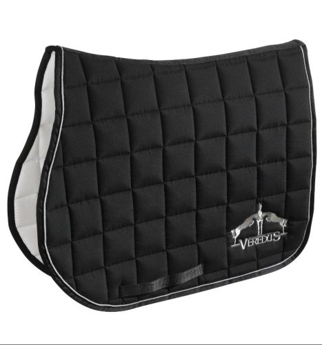 Saddle cloth Veredus microfiber black/gold