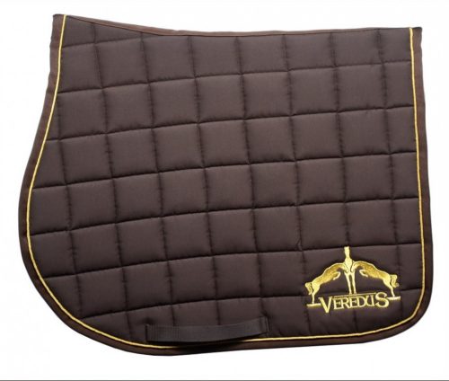 Saddle cloth Veredus microfiber black/silver