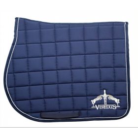 Saddle cloth Veredus microfiber navy/silver