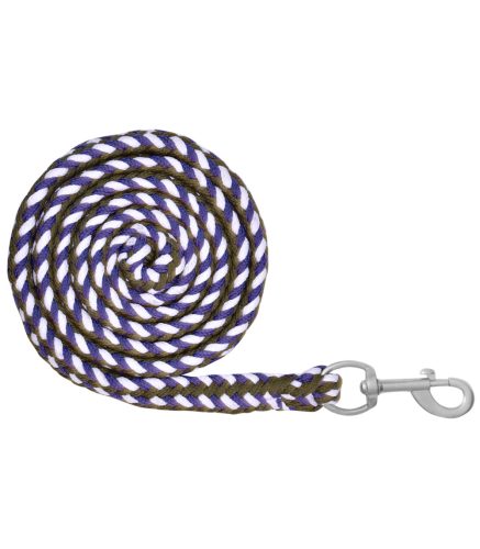 Lead rope WH 2 m dark blue/taupe