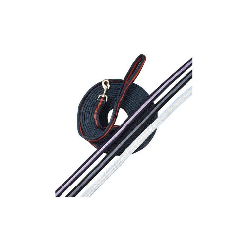 Lunging rein Jumptec padded purple/black