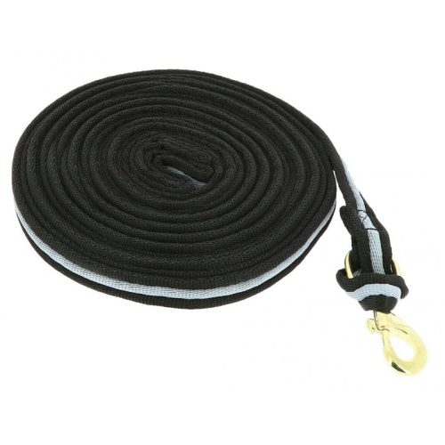 Lunging rein Jumptec padded red/yellow