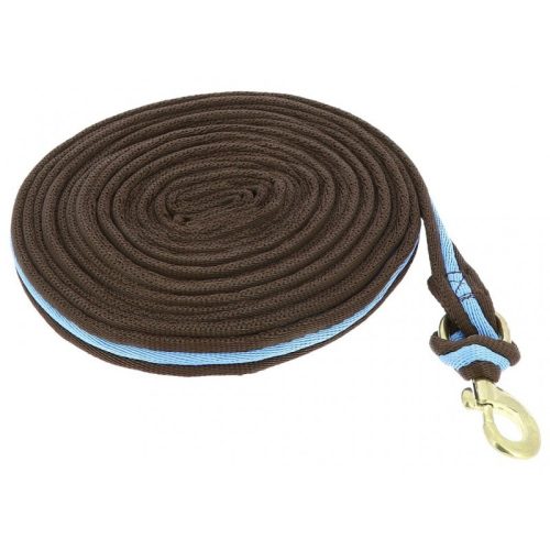 Lunging rein Jumptec padded brown/beige