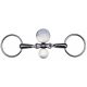 Ring snaffle with spoons 13,5 cm