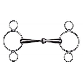 Gag bit Feeling 3-ring solid 13,5 cm
