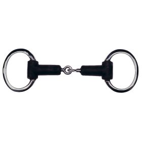 Bit Feeling eggbutt with rubber 13,5 cm