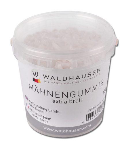 Braiding bands Waldy silicon 150g black