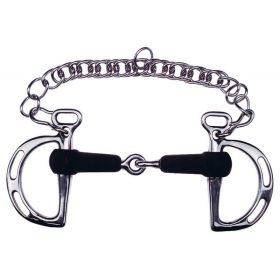 Feeling Kimberwick snaffle in rubber 12,5 cm