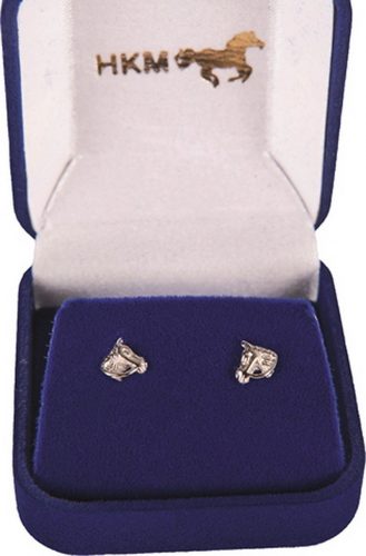 Fülbevaló HKM lófejes ezüst 6081