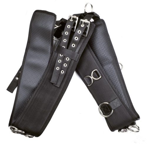 Girth lunging neoprene pony black