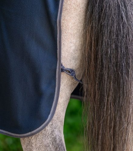 Lótakaró polár 135cm s.kék Waldhausen hevederrel