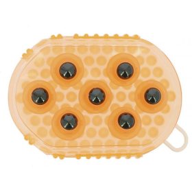 Kesztyű masszázs narancs Ekkia 700147