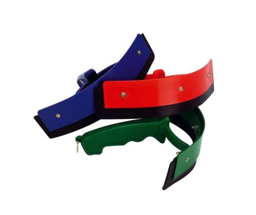 Sweat scraper plastic one-hand burgundy