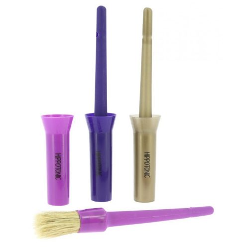 Oil brush with cap blue