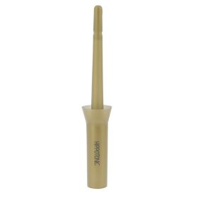 Oil brush with cap gold