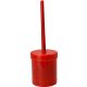 Hoof oil brush with container red