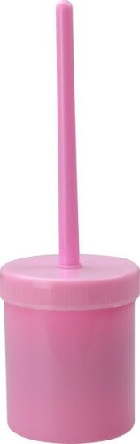 Hoof oil brush with container pink