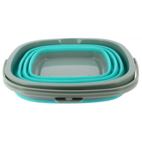 Travel bucket Ekkia collapsible pvc 10 l green