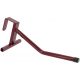 Saddle rack removable burgundy