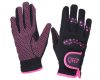 QHP Glove Multi Star junior 2 black/pink