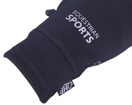 Lovaglókesztyű téli Tallinn XL fekete QHP