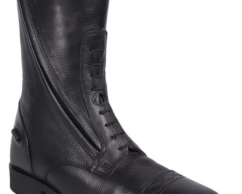 Riding boots QHP Tamar leather 39 black 47/35,5