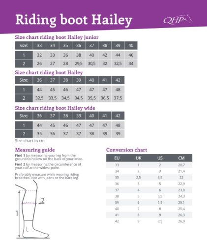 Riding Boot Hailey QHP 37 black