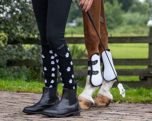 Lovaglózokni 35/38 fekete Hallloween Devil QHP