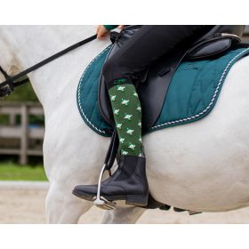 Lovaglózokni 35/38 zöld Xmas manó QHP