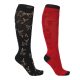 Knee-socks 39/42 Christmas QHP black/red