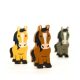Rubber erasers - 3 horses in stable WH
