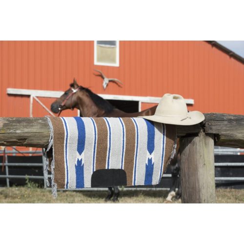 Saddle pad Navajo Westride western blue pony