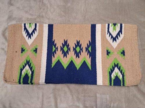 Saddle pad Randol's western beige/green