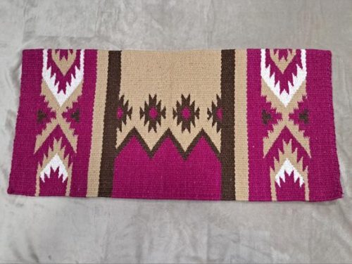 Saddle pad Randol's western beige/pink