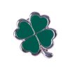 Lapel pin QHP Lucky green clover