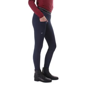 Riding tights QHP Eden full grip women's 40 navy