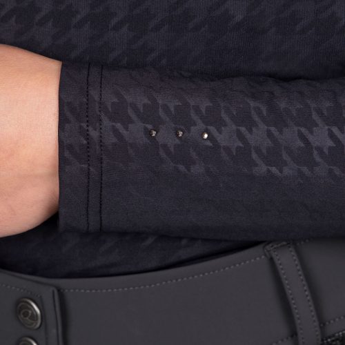 Póló QHP h. ujjú Sport Fayen 38 fekete