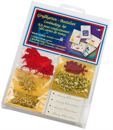 Cardmaking kit with 5 cards