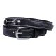 Belt QHP Ricki leather 65 cm black