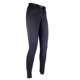 Breeches Easy HKM knee leather 46 black