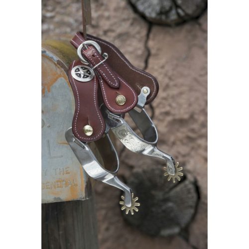 Sarkantyúszíj western bőr barna Randol's